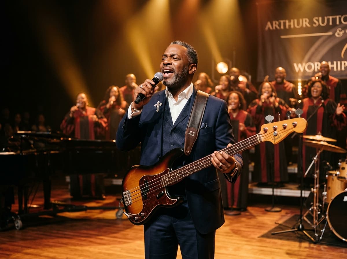 Arthur Sutton Performing Live on Stage